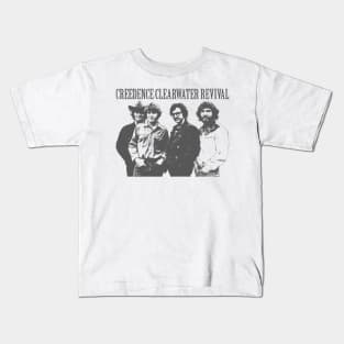 Creedence Clearwater Revival // Retro Style Design Kids T-Shirt